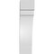 Ekena Millwork 5 1/2-in. W x 10-in. D x 22-in. H Merced Architectural Grade PVC Knee Brace BRCP055X10X22MRC - alternate 2